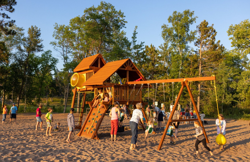 Playground at Boyd Lodge.