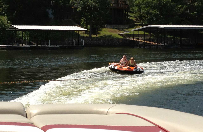 Water tubing at Alhonna Resort.