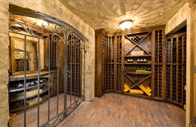 Rental Home Wine Cellar at Triumph Mountain Properties