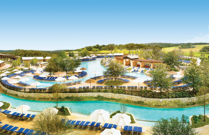 Outdoor waterpark at JW Marriott San Antonio Hill Country.