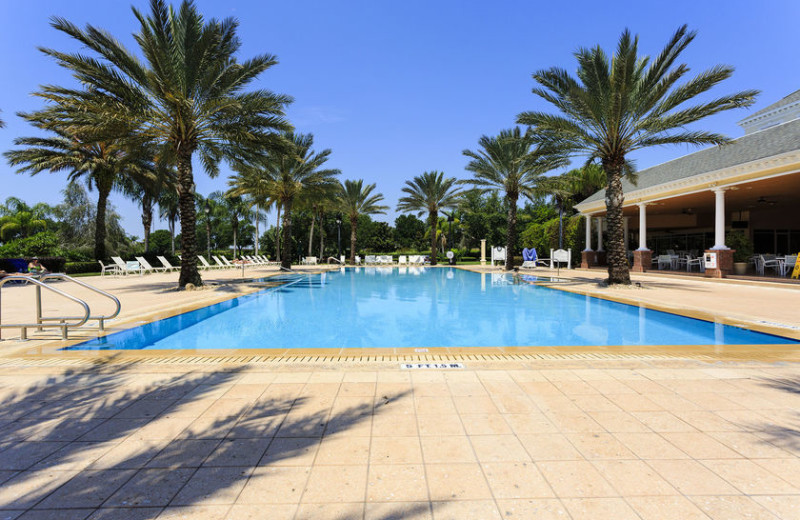 Outdoor pool at Vacome.