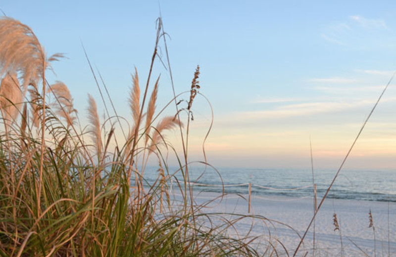 A romantic sunset at Boardwalk Beach Resort Hotel & Convention Center