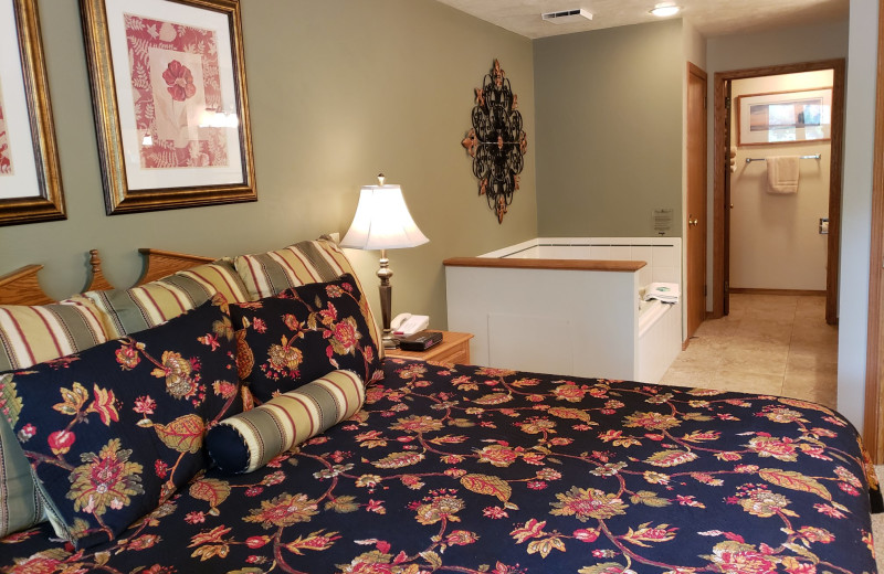 Guest room at High Point Inn.