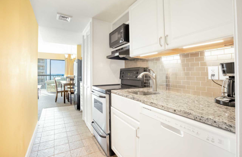 Guest kitchen at Sands Resorts.