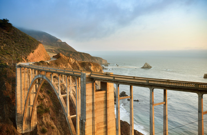 The iconic Bixby Bridge located in Big Sur... 