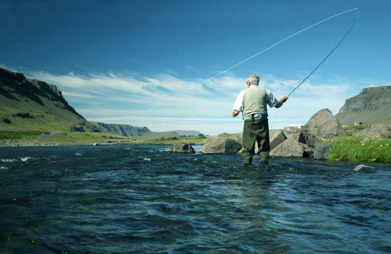 River fishing at The Inn on Fall River.