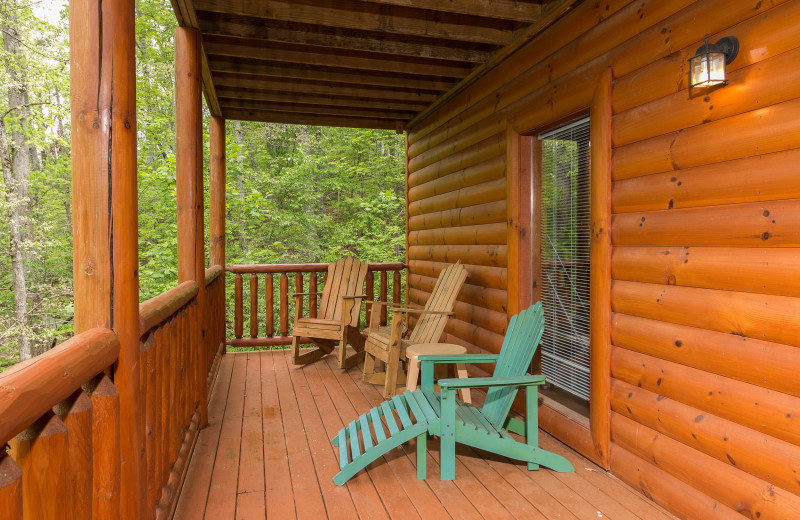 Deck at American Patriot Getaway - Tennessee Treasure.