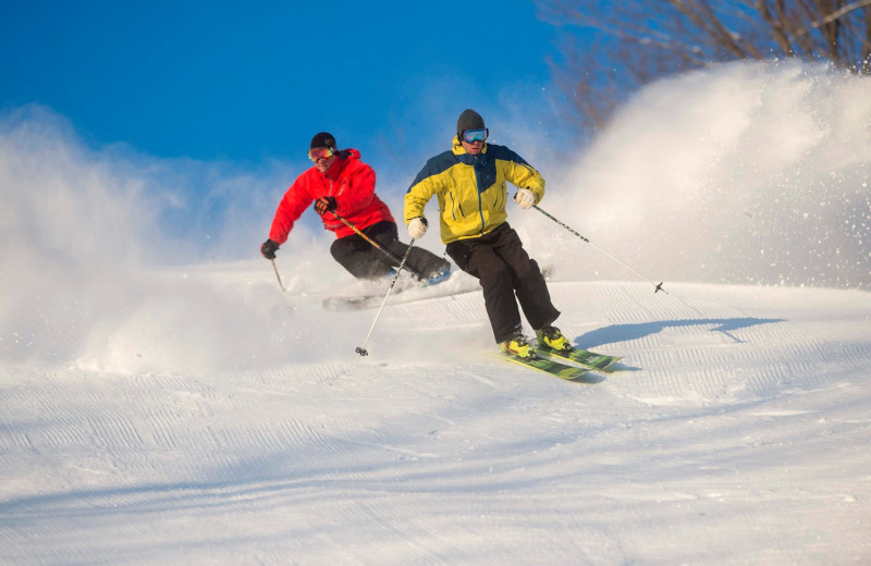 Skiing at Holiday Valley Resort.