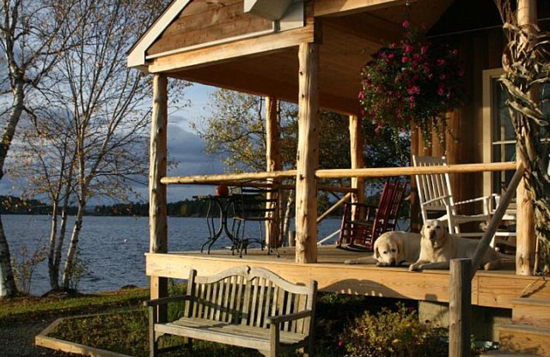 Cabin exterior at Bald Mountain Camps Resort.