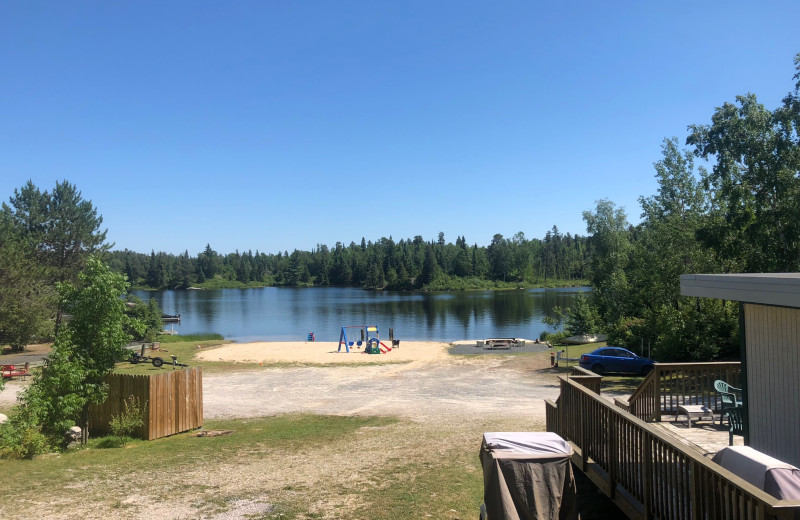 Lake view at Dogtooth Lake Resort.