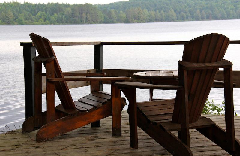 Lake view at Bartlett Lodge.