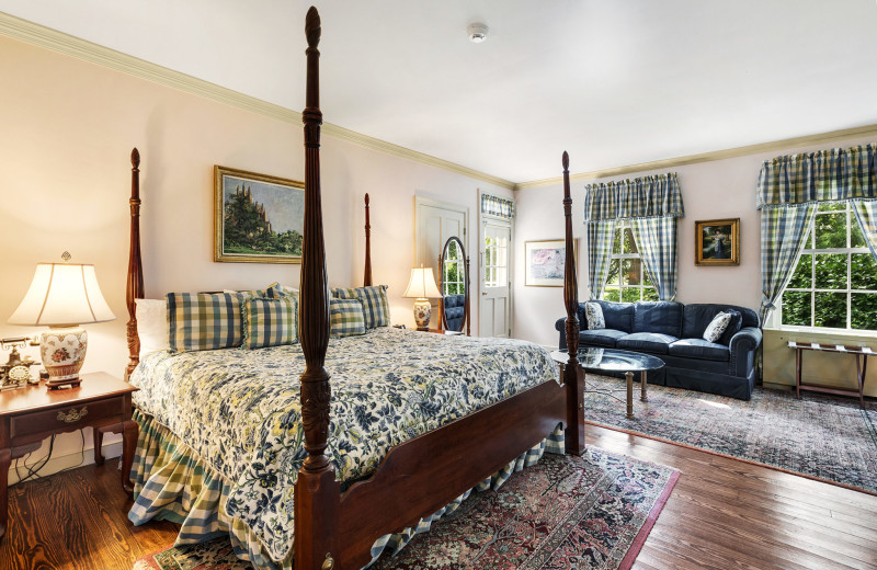 Guest room at Kent Manor Inn.