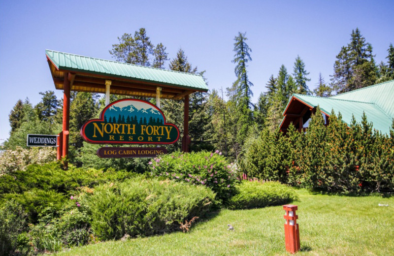 Exterior view of North Forty Resort.