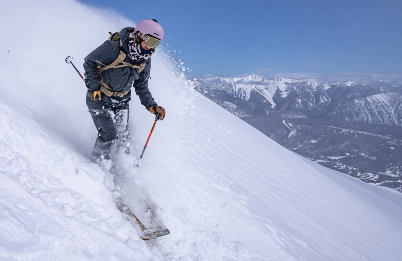 Skiing at Big Sky Resort.