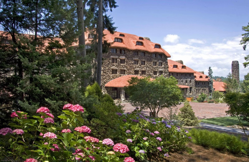 Exterior view of The Grove Park Inn Resort & Spa.