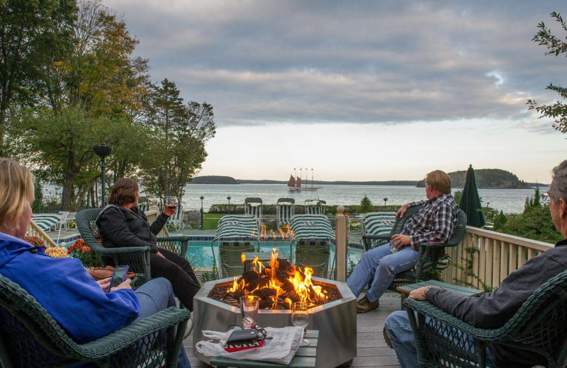 Patio at Balance Rock Inn.