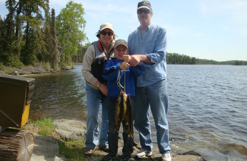 Family Fishing at Woman River Camp