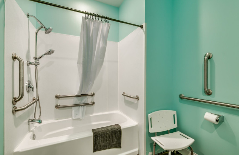 Guest bathroom at Together Resorts.