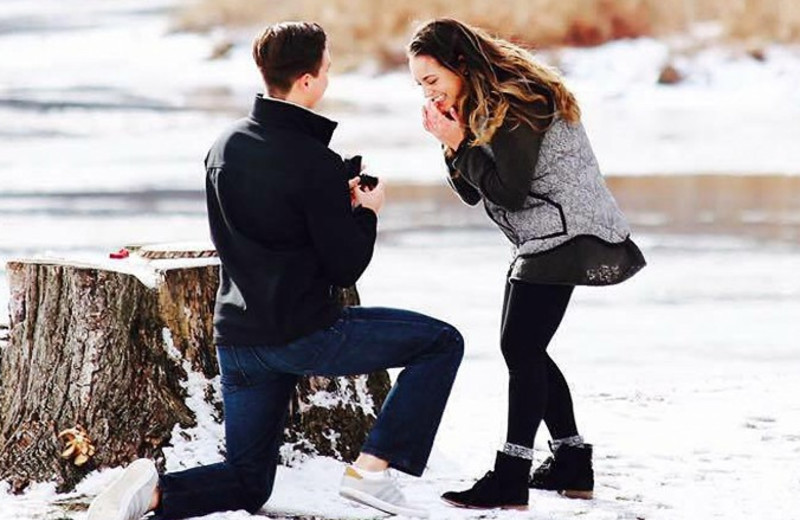 Couple at Shawnee Inn and Golf Resort.