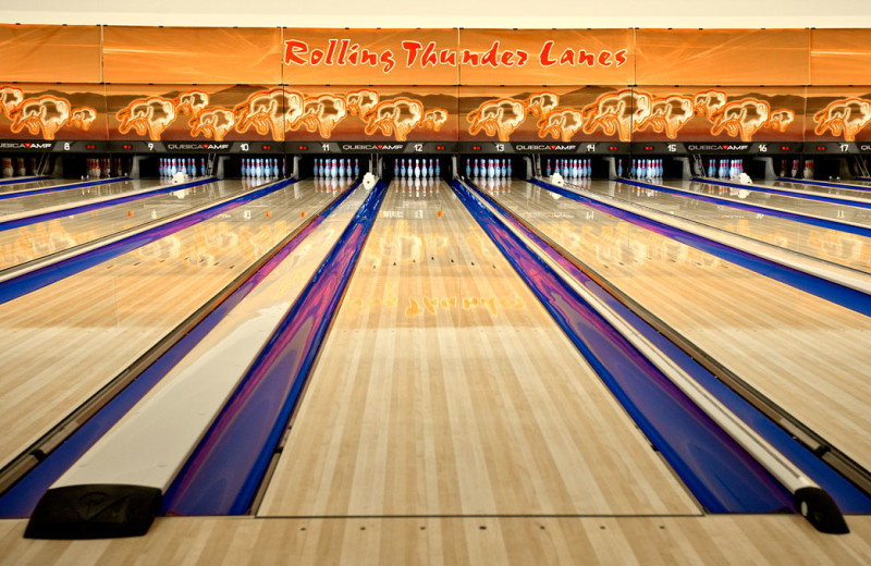 Bowling alley at Sky Ute Casino Resort.