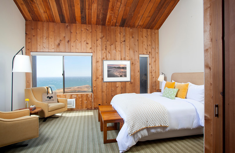 Guest room at Sea Ranch Lodge.