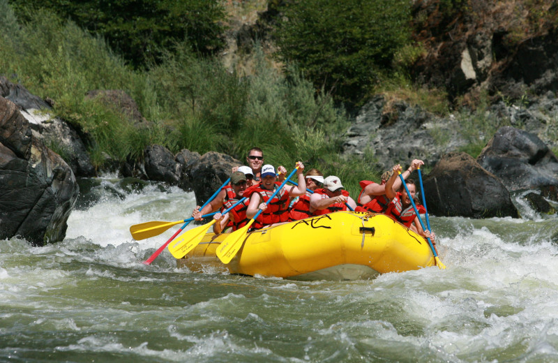 Rafting at Marble Mountain Guest Ranch.