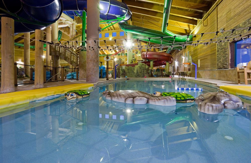 Indoor waterpark at Holiday Inn Express Brainerd/Baxter.