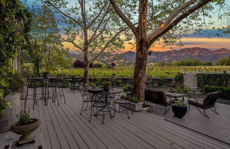 Patio at Chateau De Vie.