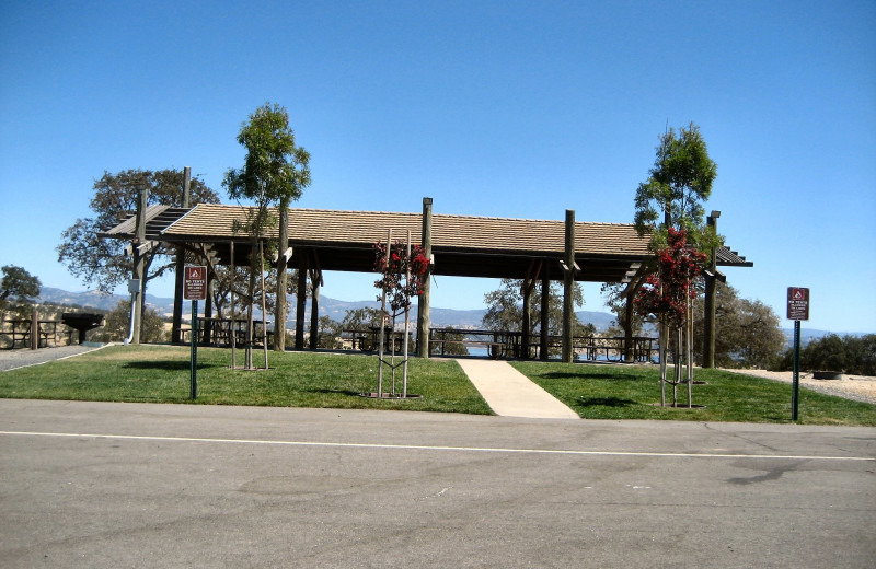 Picnic pavilion at Lake Don Pedro.