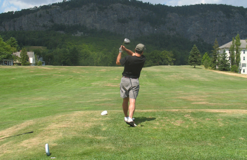 Playing Golf at The Birches Resort
