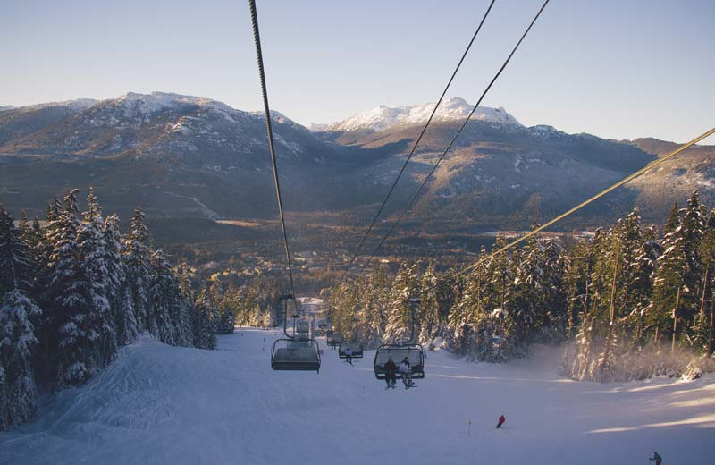 Skiing at The Mountain Brook.