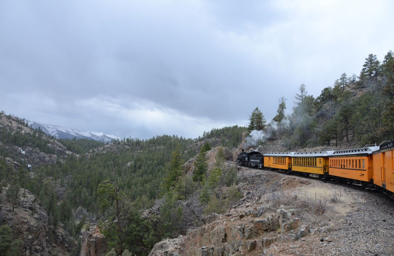 Railroad at Pine River Lodge.