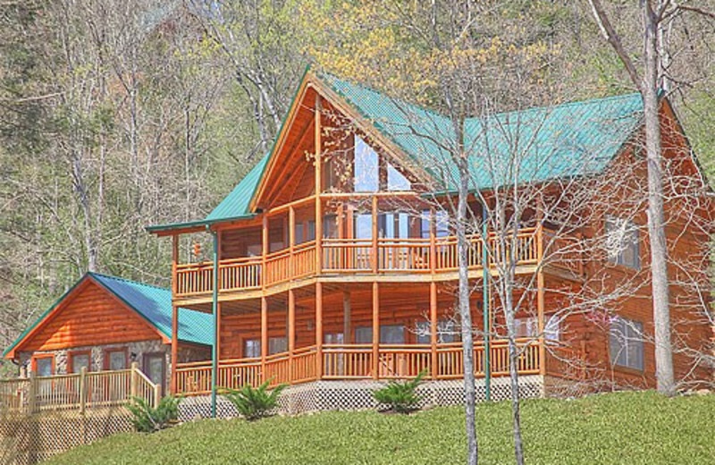 Cabin view at Alpine Mountain Chalets. 