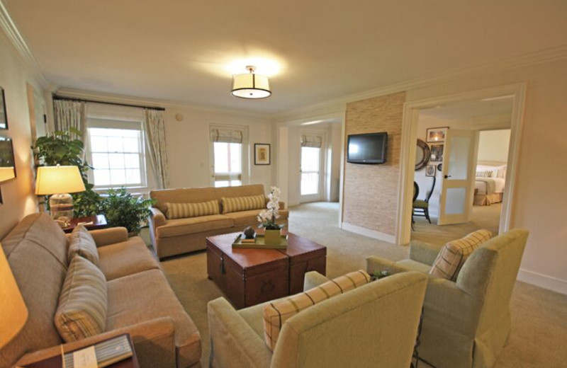 Guest suite at Boar's Head Resort.