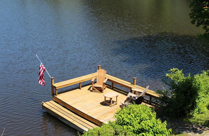 Rental dock at Chambers Realty & Vacation Rentals.
