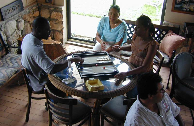 Games at Orange Hill Beach Inn.