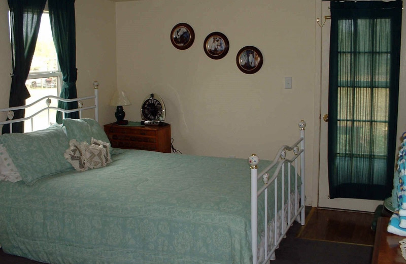 Guest room at Tumble-On-Inn Bed & Breakfast.