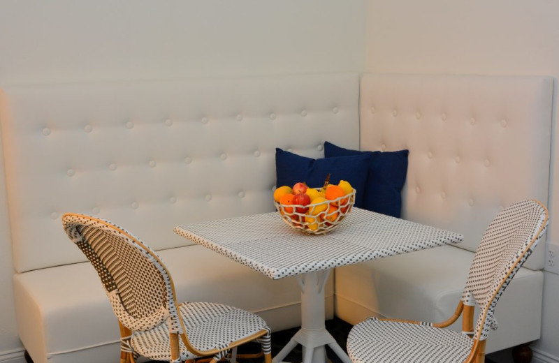 Guest room at Icona Cape May.