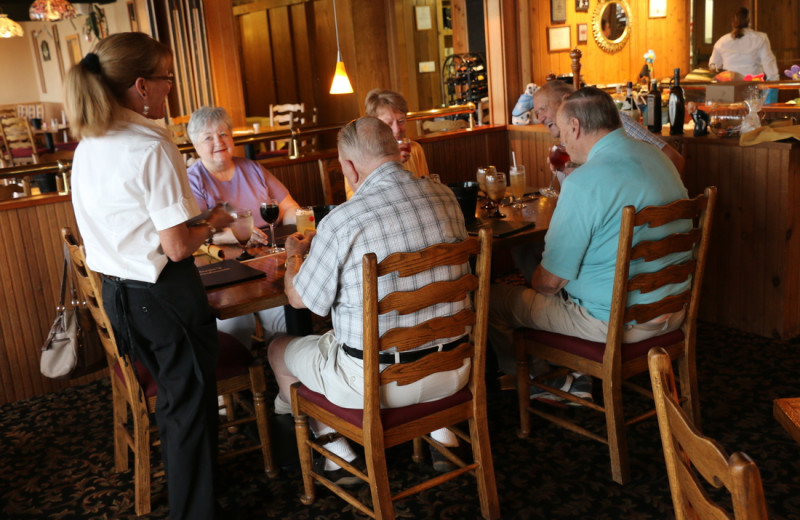 Dining at Edgewood Resort.