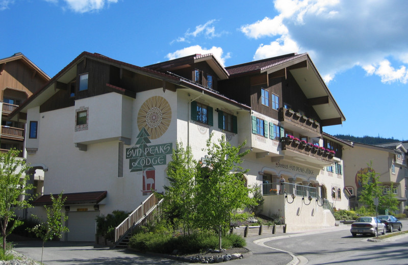 Exterior view of Sun Peaks Lodge.