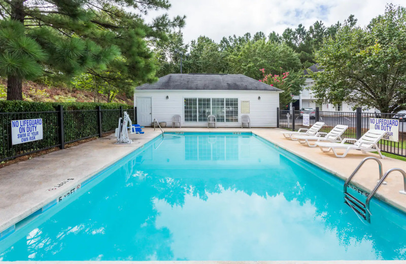 Outdoor pool at Baymont by Wyndham Greenwood.