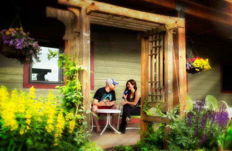 Couple at Adventure Inn.