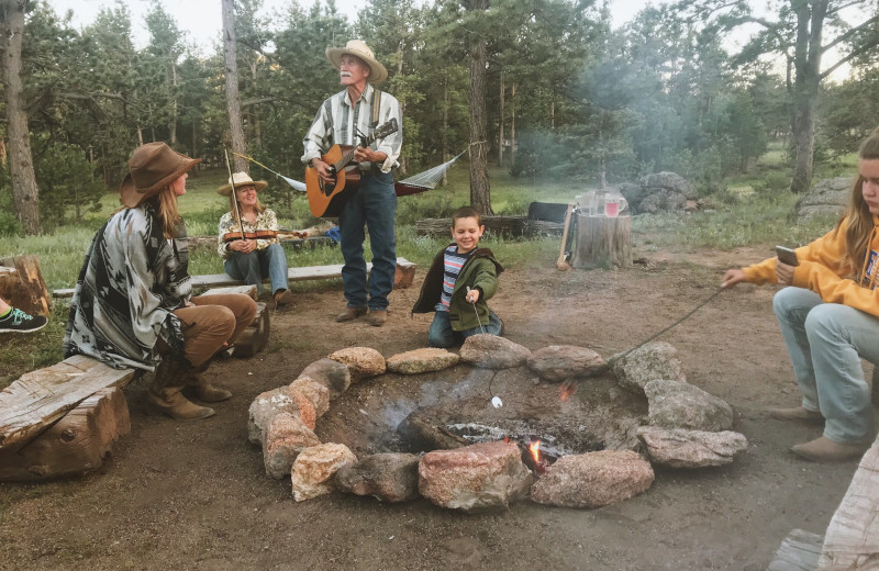 Group at Sundance Trail Guest Ranch.