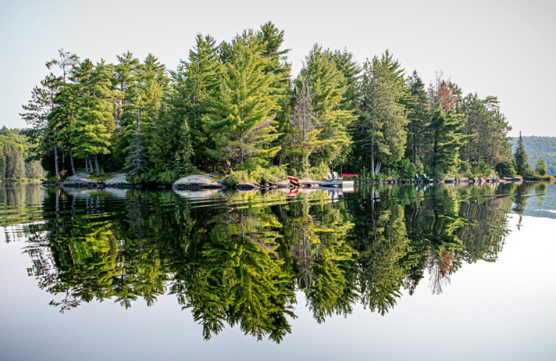 Cabin at Killarney Lodge in Algonquin Park.