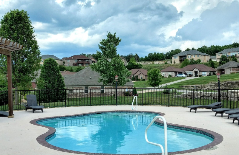 Outdoor pool at LuLas Getaway.