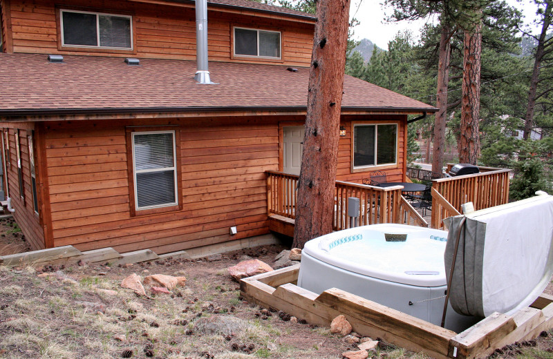 Chalet exterior at Timber Creek Chalets.