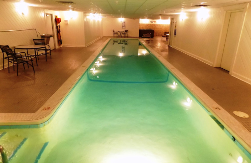 Indoor pool at Garland Lodge and Resort.