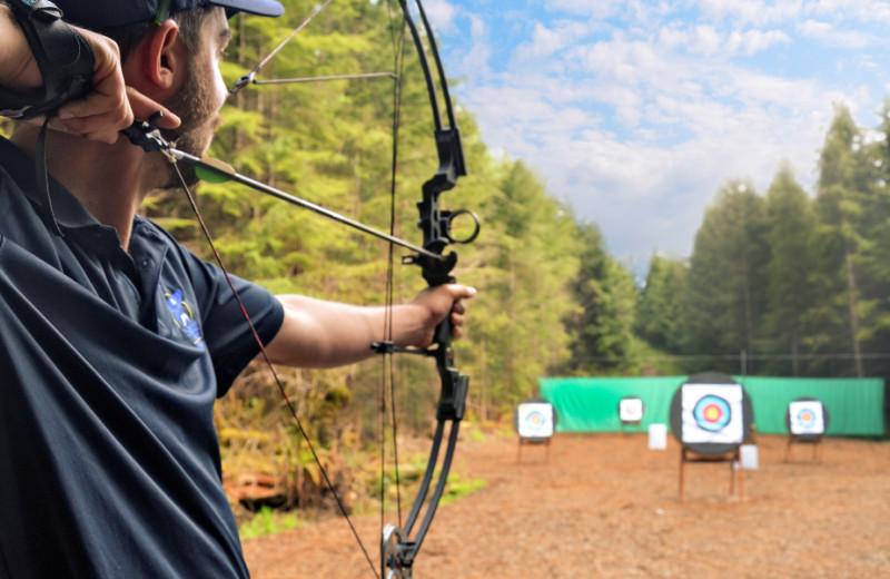 Archery at Sonora Resort and Conference Centre, Canada.