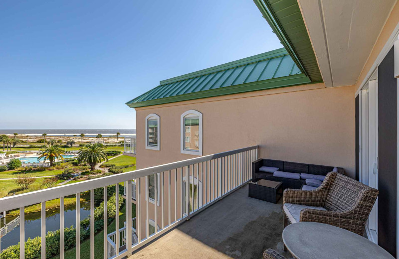 Balcony at Real Escapes Properties - St. Simons Grand 307.