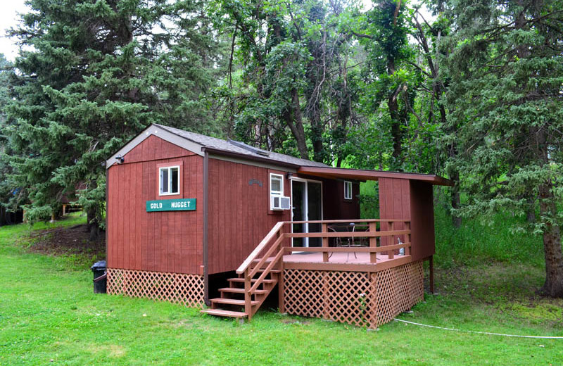 Cabin exterior at Backroads Inn and Cabins.